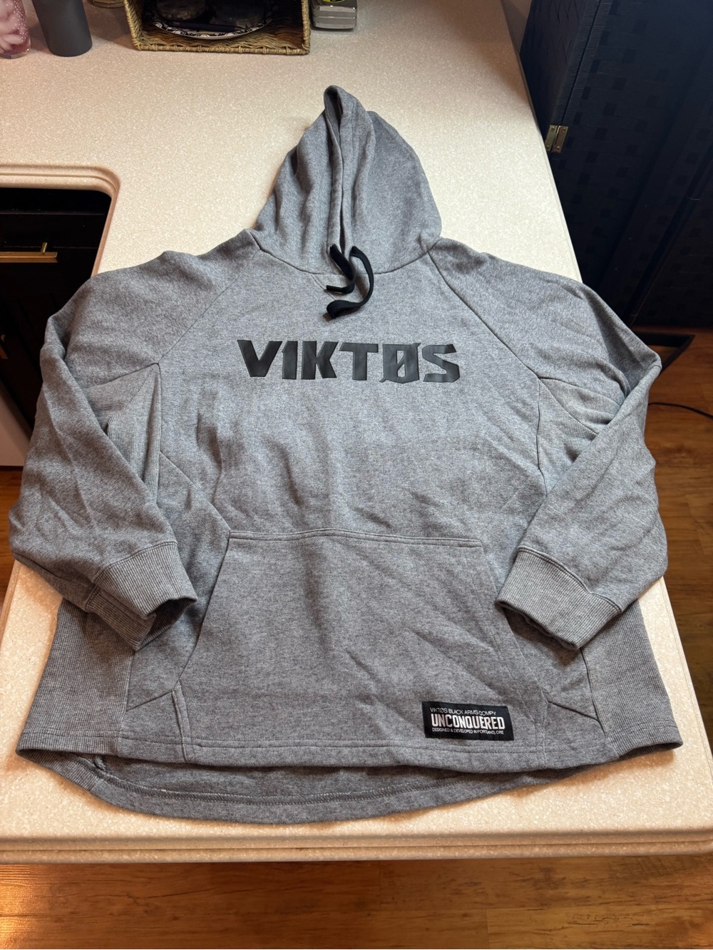 Viktos Tactical Gray Pullover Hoodie L